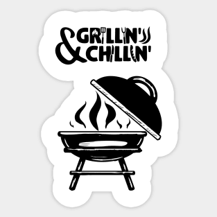 Grilling & Chillin Bbq season Sticker